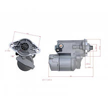 Стартер двигуна TOYOTA 4Y № 28100-20553-71, 28100-23810-71, 281002055371, 281002381071, фото 6