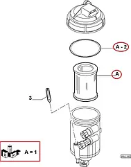 Паливний фільтр на Fiat Ducato 244, Peugeot Boxer, Citroen Jumper (2005-2006), 71773193, 77365902, 71771465