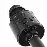 Мікрофон для караоке бездротовий ЧОРНИЙ (Black) арт. 48340, фото 3
