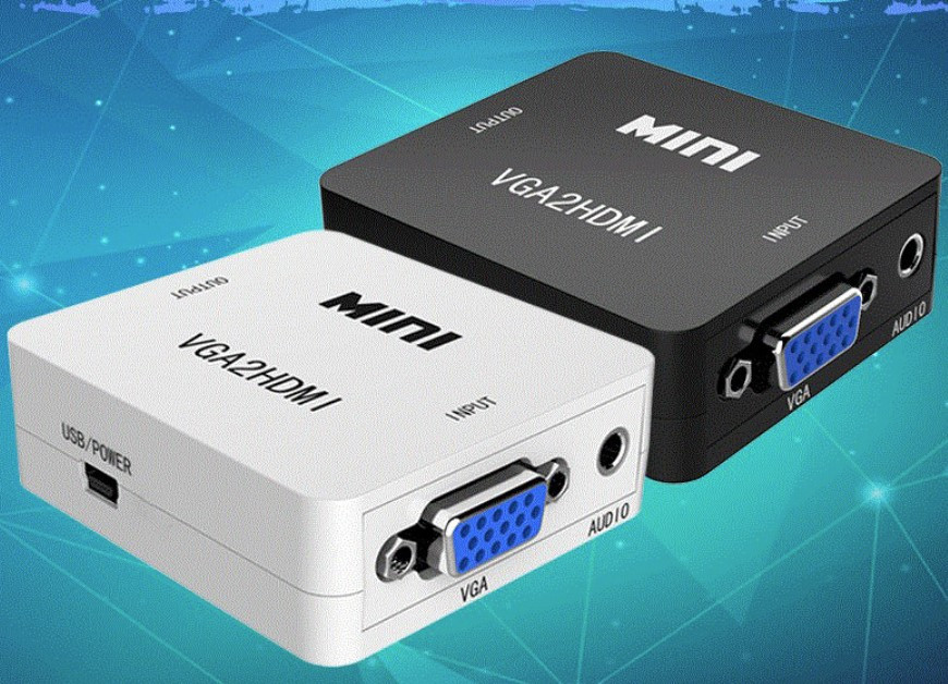 Конвертер VGA на HDMI зі звуком