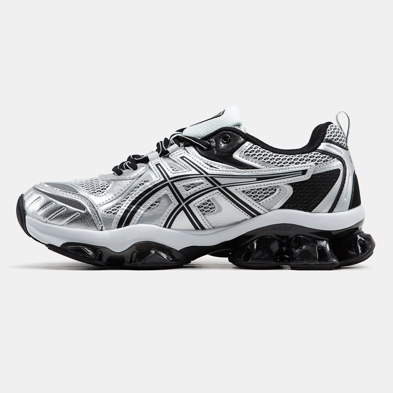 Кросівки чоловічі сірі Asics Gel-Quantum Kinetic Silver Black (16912), фото 1