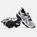 Кросівки чоловічі сірі Asics Gel-Quantum Kinetic Silver Black (16912), фото 5