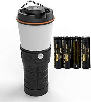 Кемпінговий ліхтар SOFIRN BLF LT1 Чорний (600LM, 2700-5000K, 4*18650, Type-C) ПОВНИЙ КОМПЛЕКТ