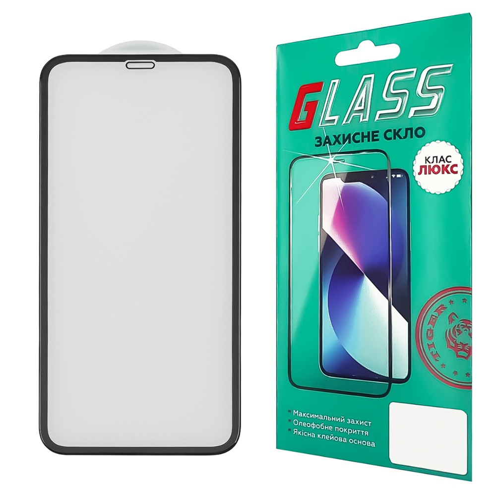 TU  TU Защитное стекло для Apple iPhone XR/ 11 (0.3 мм, 4D чёрное) Люкс, фото 1