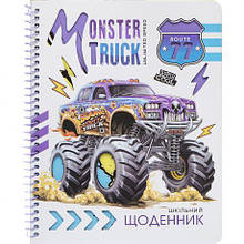 Щоденник A5 УКР на СПІРАЛІ, тверда обкладинка SD1901 MZOPT