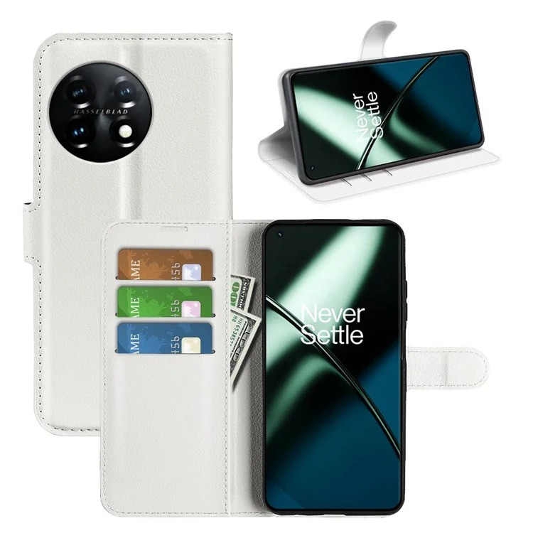 Чохол-книжка Litchie Wallet для OnePlus 11 White, фото 1
