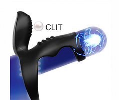 Чоловіче кільце для пеніса, що вібрує, затримка еякуляції, високоякісне силіконове кільце для члена,