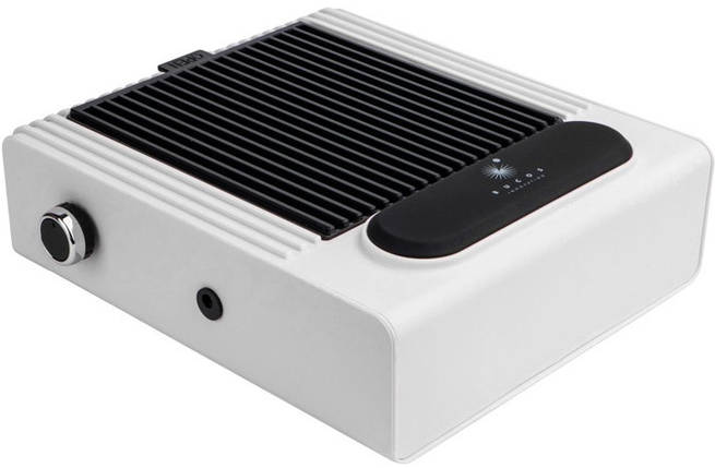 Витяжка для манікюру BUCOS CYCLONE V1 на 100W з фільтром НЕРА біла, фото 1