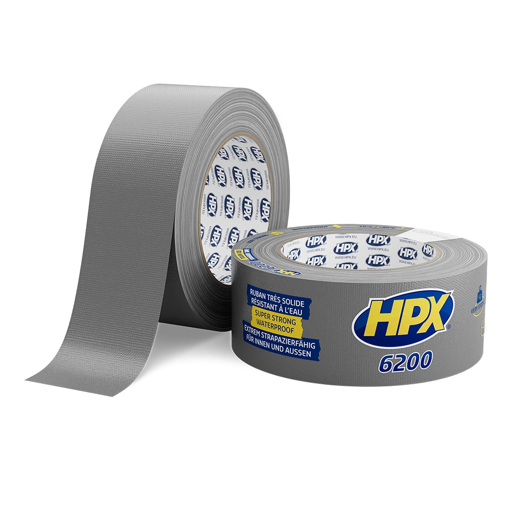 HPX 6200 - 48мм x 25м - срібляста армована ремонтна стрічка
