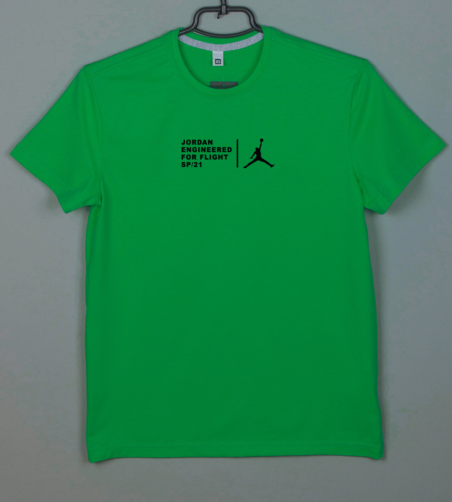 Футболка чоловіча Jordan 2328м (Уп.4шт M-XXL), Зелений