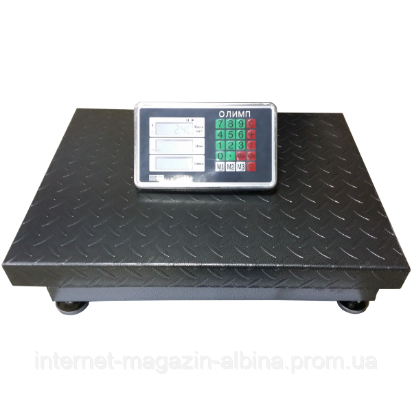 ВАГИ ПЛАТФОРМНІ ОЛІМП НГЗ-300 (300КГ)
