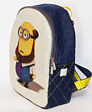 Джинсовий рюкзак Посипаки, фото 2