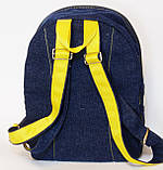 Джинсовий рюкзак Посипаки, фото 3
