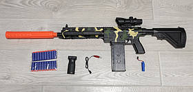 Топовий Дитячий іграшковий автомат M416 м'які кулі на акумуляторі