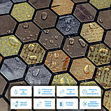 Самоклеюча алюмінієва плитка 300х300х3мм Луска SW-00001931, фото 4