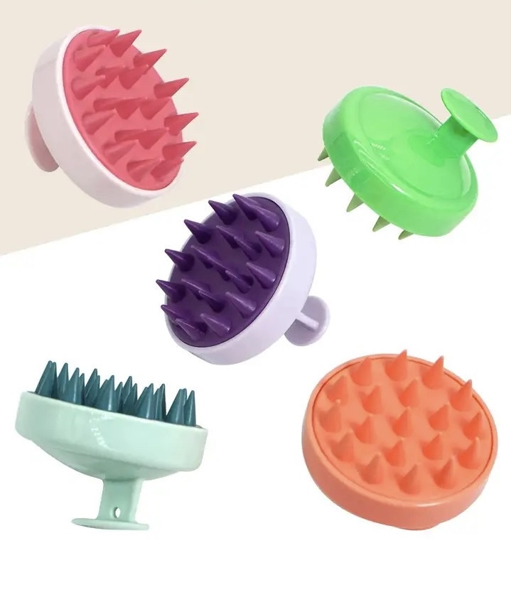 Силіконовий масажер для шкіри голови, фото 1