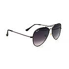 Окуляри Ray Ban Aviator 3025 з фіолетовим градієнтом, фото 5
