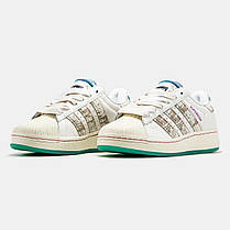 Жіночі Кросівки Adidas Superstar x FeiFei Ruan White Beige / Адідас Суперстар ФейФей Руан Білі з Бежевим, фото 4