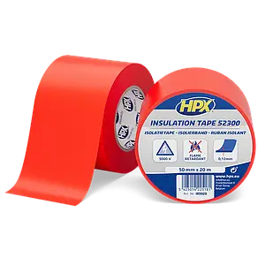 HPX 52300 - 50мм x 20м х 0,12 мм, червона бандажна ізострічка