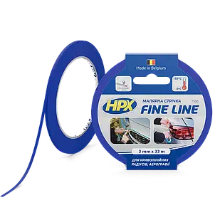 HPX FINE LINE - 3 мм x 33м - маскуюча стрічка  для криволінійних контурів