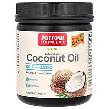 Органічна кокосова олія Jarrow Formulas "Extra Virgin Coconut Oil" холодного пресування (473 мл)