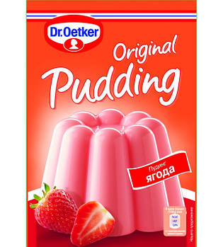 Пудинг із полуничним смаком, Dr. Oetker