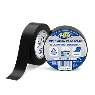 HPX 52100 - 19мм x 10м, чорна, VDE-стандарт - автомобільна ізоляційна стрічка