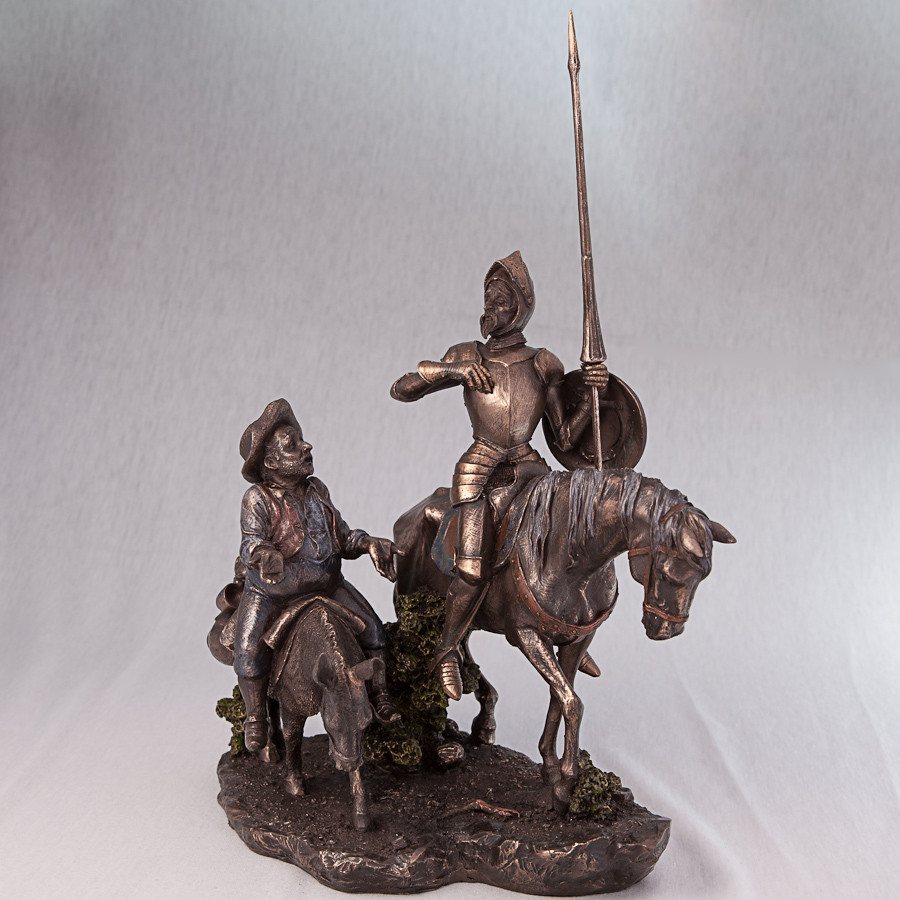 Скульптура Veronese Дон Кіхот і Панчо 35 см 75196