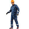 Куртка робоча захистна чоловіча AURUM ANTISTAT BLUE 24 (зріст 180 - 190 см) спецодяг, фото 4