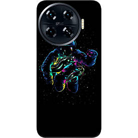 Чохол силіконовий Case для Tecno Spark 20 Pro Plus (KJ7) з картинкою В космосі