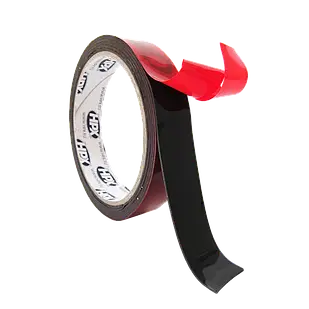 HPX HSA 32041 - 6мм x 33м - чорна піноакрилова монтажна стрічка для екстремальних навантажень