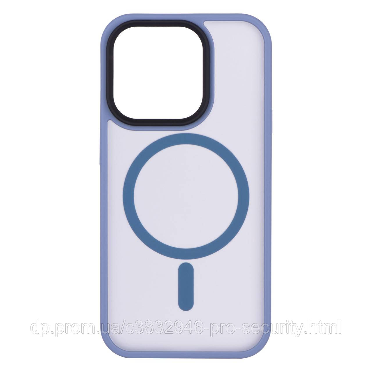 2E Чохол Basic для Apple iPhone 15 Pro, Soft Touch MagSafe Cover, Light Blue, фото 1