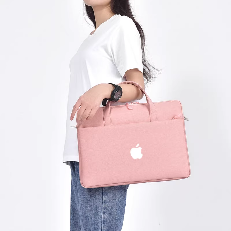 Сумка для ноутбука рожева 14.1 дюймів, фото 1