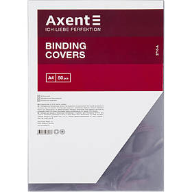 Обкладинка пластикова прозора А4 150 мкм 50 шт./пач. Axent 2710-А