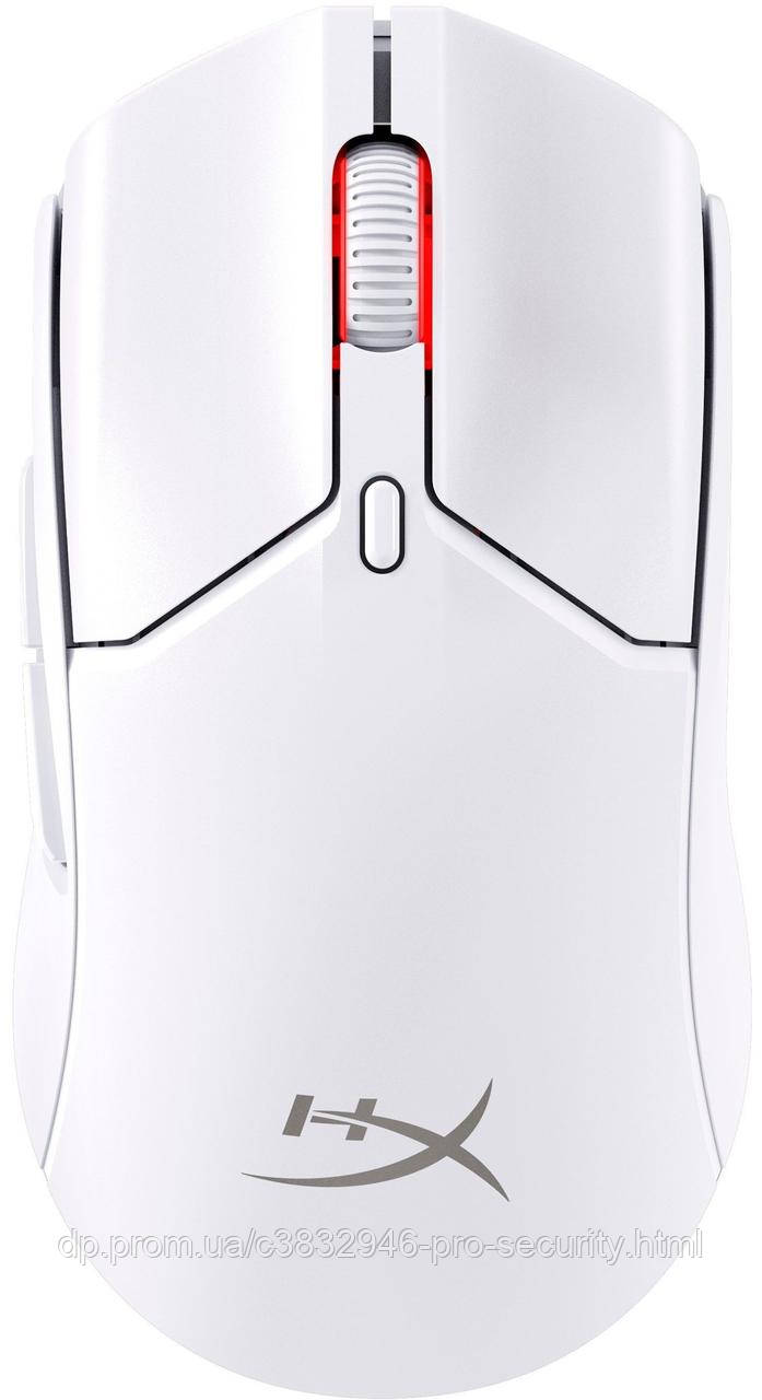 HyperX Миша Pulsefire Haste 2 mini, RGB, USB-A/WL/BT, білий, фото 1
