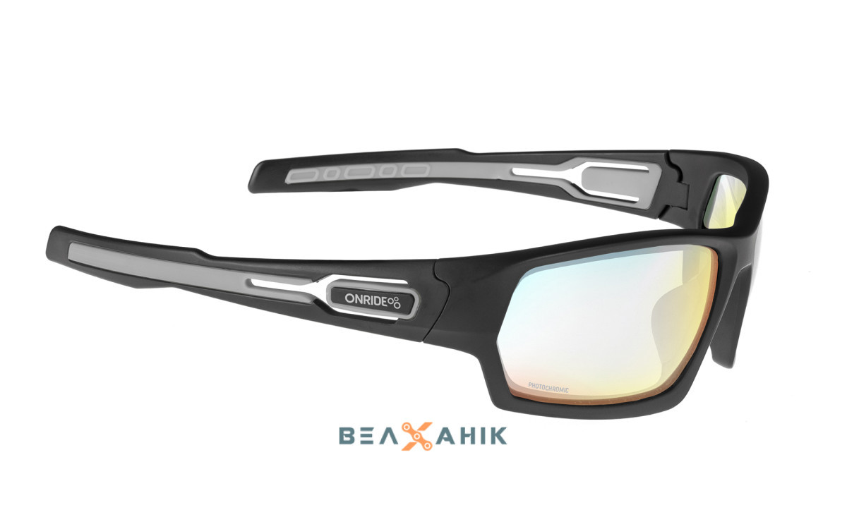 Окуляри ONRIDE Point 20 матові чорні з лінзами Photochromic Revo Red (78-17%)