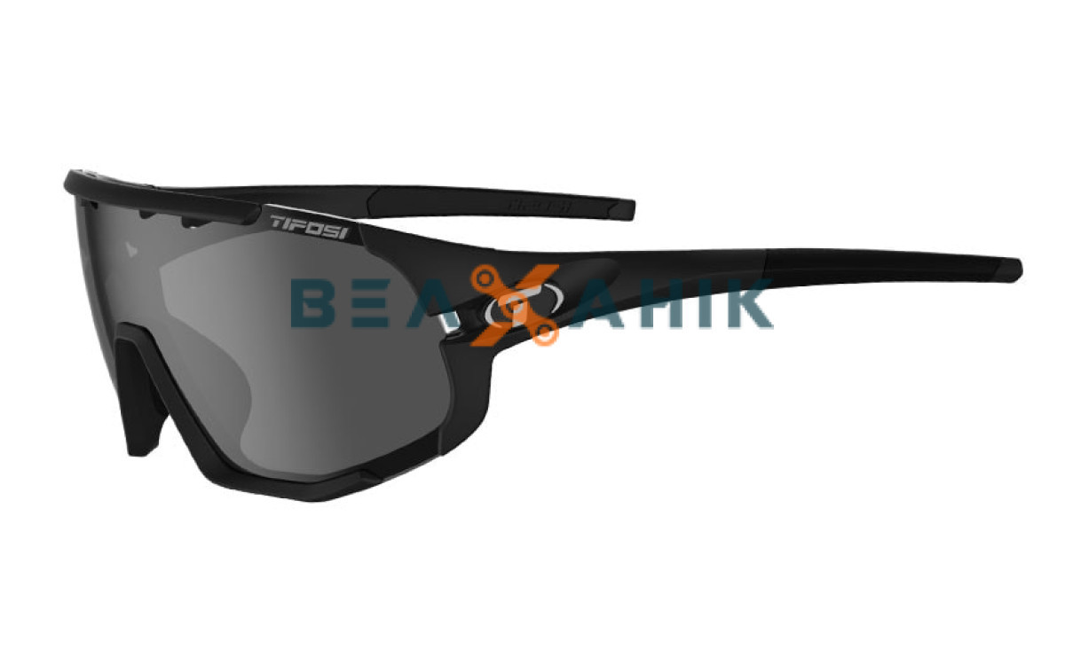 Окуляри Tifosi Sledge Matte Black з лінзами Smoke/AC Red/Clear, фото 1