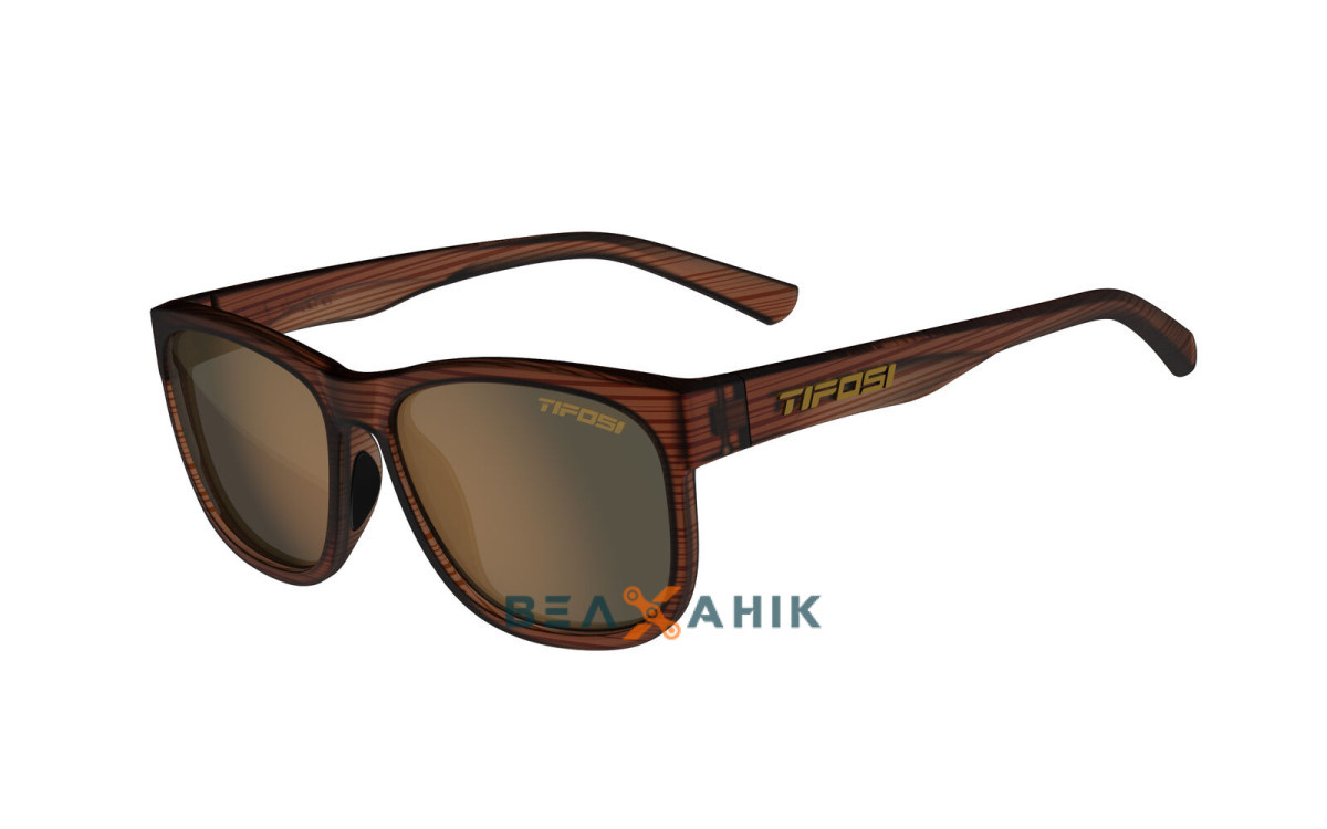 Окуляри Tifosi Swank XL Woodgrain з лінзами Brown Polarized, фото 1
