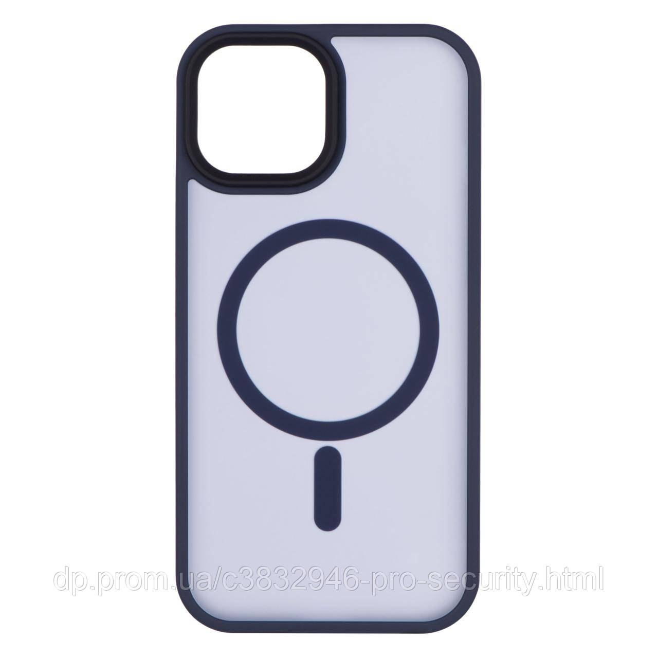 2E Чохол Basic для Apple iPhone 15, Soft Touch MagSafe Cover, Dark Blue, фото 1