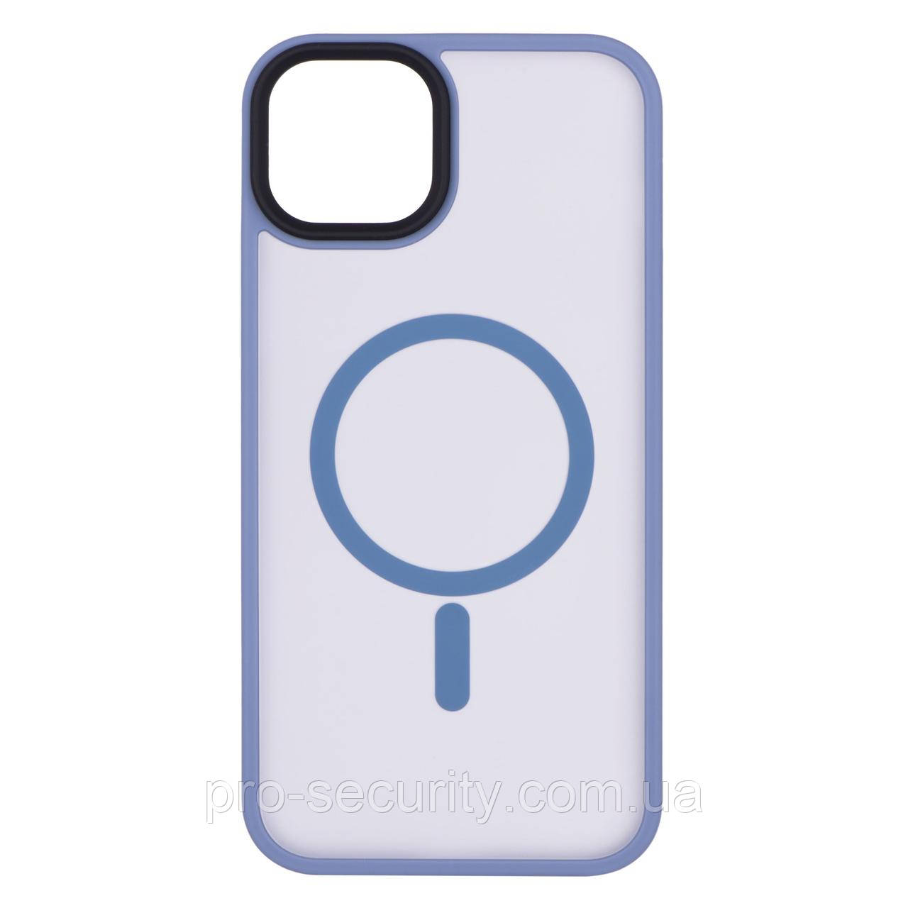 2E Чохол Basic для Apple iPhone 15 Plus, Soft Touch MagSafe Cover, Light Blue, фото 1