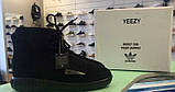 Кросівки зимові чоловічі Adidas Yeezy 750 Triple Black (чорний), фото 2