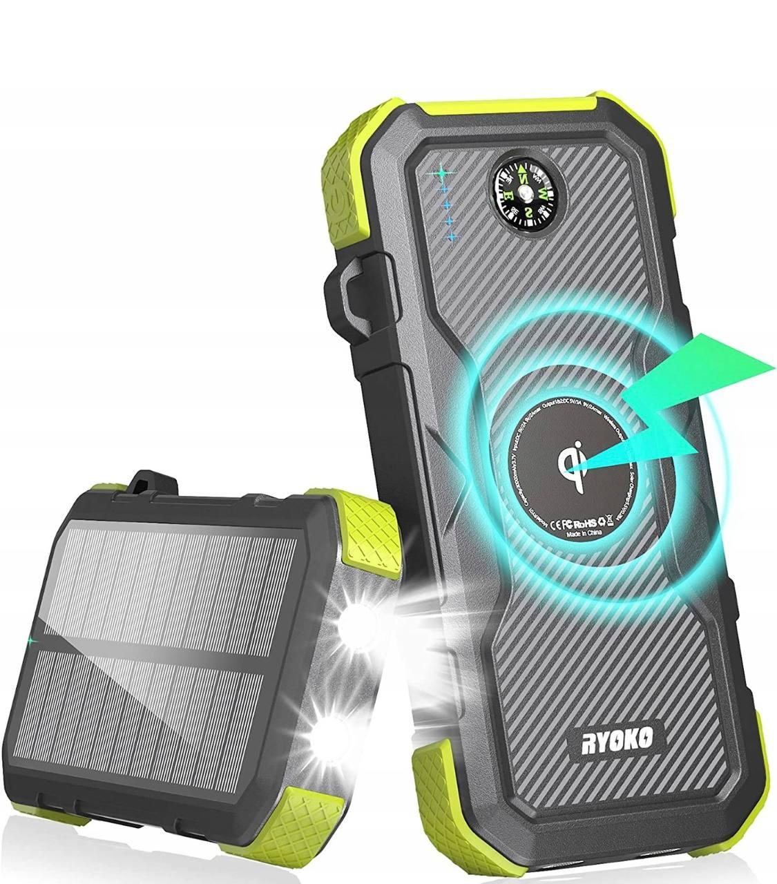 Power bank RYOKO Solar Charger 30000mAh RY01 - фото 1 - id-p2263718071