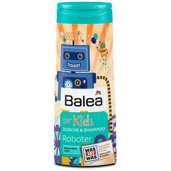 Шампунь-гель для душа Balea for Kids Roboter 300 ml. - фото 1 - id-p423762703