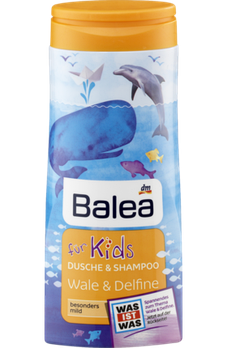 Шампунь-гель для душу Balea for Kids Wale & Delfine 300 ml.