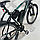Електровелосипед CRONUS 29" Warrior 2024 Рама 21" black-turquoise 15ah 500В 48В з малим дисплеєм, фото 3