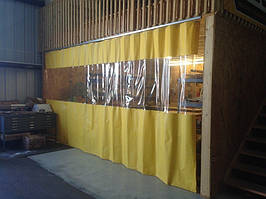 Складські штори. ПВХ.
