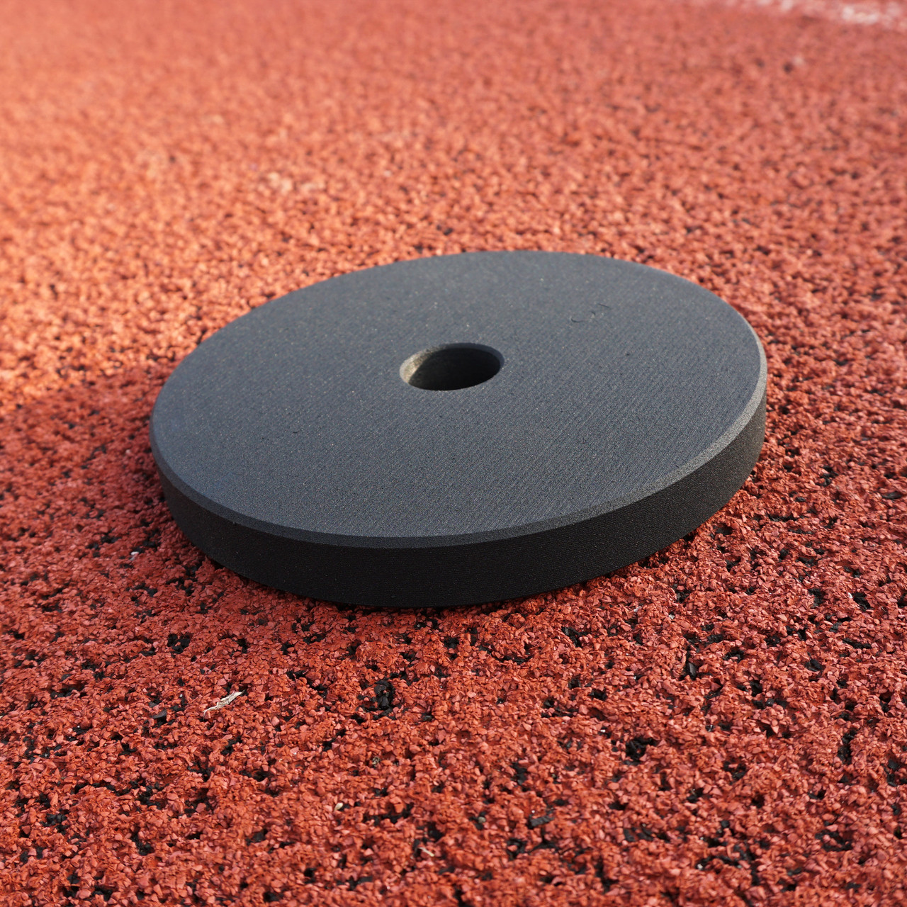 Металевий диск, блін 3 кг на гриф 25 мм з покриттям, фото 1