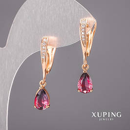 ✧Сережки Xuping jewelry з кристалами Сваровськи✧