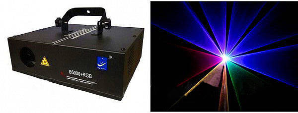 Анімаційний лазерний проєктор B5000+RGB.f , фото 2
