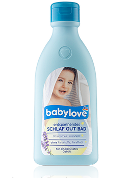 Розслаблювальний гель для купання Babylove з лавандою 500 ml.